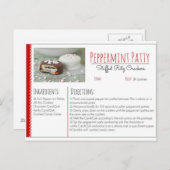 Carte Postale Peppermenthe Patty Ritz Crackers farcis ( Personna (Devant / Derrière)