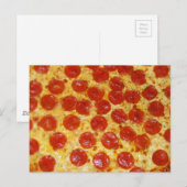 Carte Postale Pepperoni Pizza (Devant / Derrière)