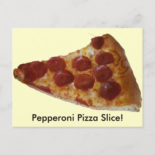 Carte postale Pepperoni Pizza Slice (Devant)