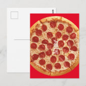 Carte Postale Pepperoni Pizza Thunder_Cove (Devant / Derrière)