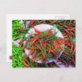 Carte Postale Peppers à l'oeil d'oiseaux (Devant / Derrière)