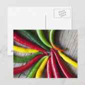 Carte Postale Peppers chili (Devant / Derrière)