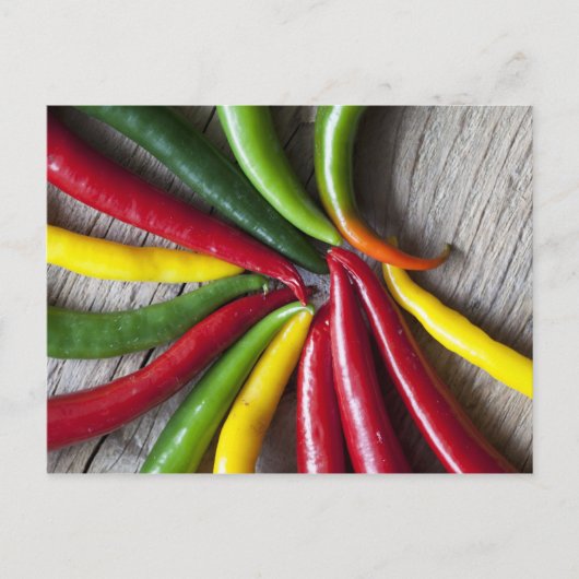 Carte Postale Peppers chili (Devant)