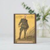 Carte Postale Per la Patria i miei occhi! Per la Pace il vostro (Debout devant)