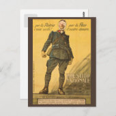 Carte Postale Per la Patria i miei occhi! Per la Pace il vostro (Devant / Derrière)