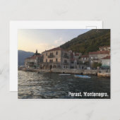 Carte postale Perast (Devant / Derrière)