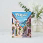 Carte Postale Perast Monténégro (Debout devant)