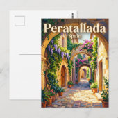 Carte Postale Peratallada Espagne (Devant / Derrière)