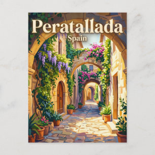Carte Postale Peratallada Espagne