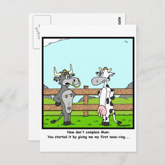 Carte Postale perçage (Devant / Derrière)