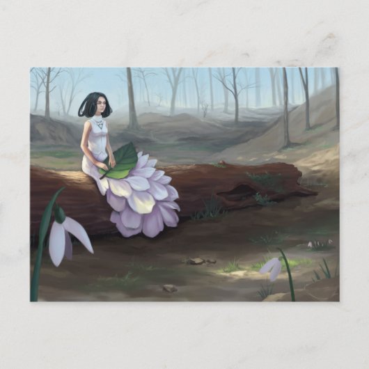 Carte Postale Perce-neige (Devant)