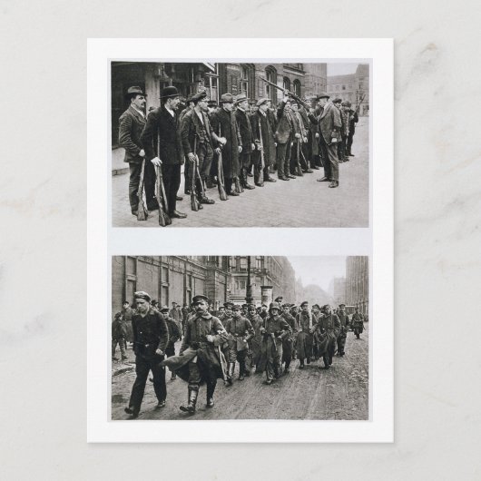 Carte Postale Perceuse de fusil des Spartacistes (haut) (Devant)