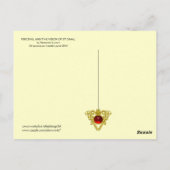 CARTE POSTALE PERCEVATION ET VISION DU SAINT-GRAIL (Dos)