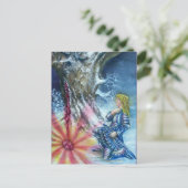 CARTE POSTALE PERCEVATION ET VISION DU SAINT-GRAIL (Debout devant)