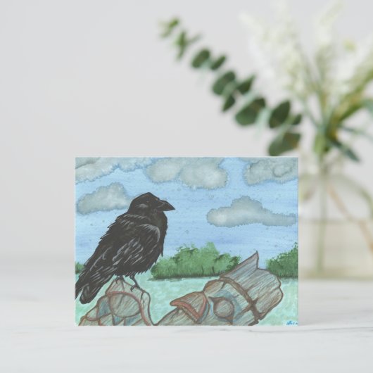 Carte Postale "Perche antique" (Debout devant)