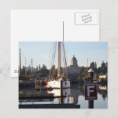 Carte postale Percival Landing, Olympia, Washingto (Devant / Derrière)