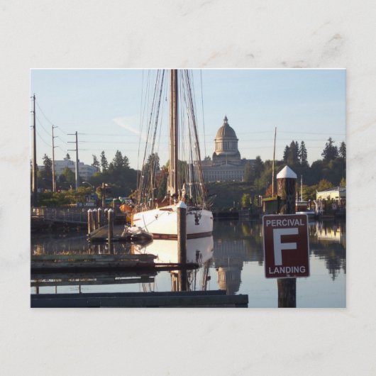 Carte postale Percival Landing, Olympia, Washingto (Devant)