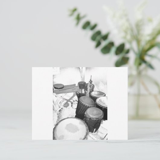 Carte Postale percussion (Debout devant)