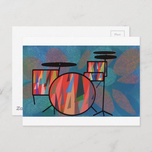 Carte Postale Percussion (Devant / Derrière)