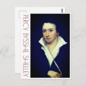 Carte Postale Percy Bysshe Shelley (Devant / Derrière)