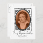 Carte Postale Percy Bysshe Shelley (Devant / Derrière)