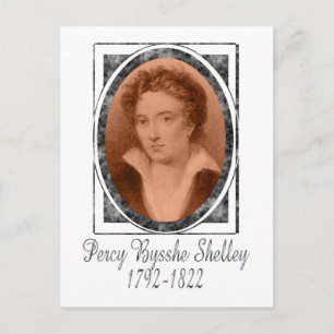 Carte Postale Percy Bysshe Shelley