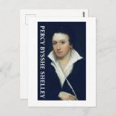 Carte Postale Percy Bysshe Shelley (Devant / Derrière)