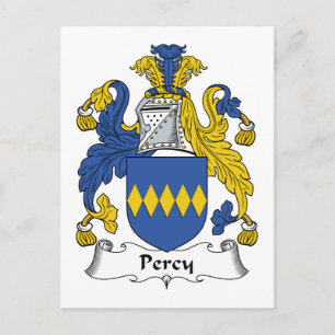 Carte Postale Percy Family Crest