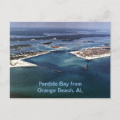 Carte Postale Perdido Bay à Orange Beach, AL (Devant)
