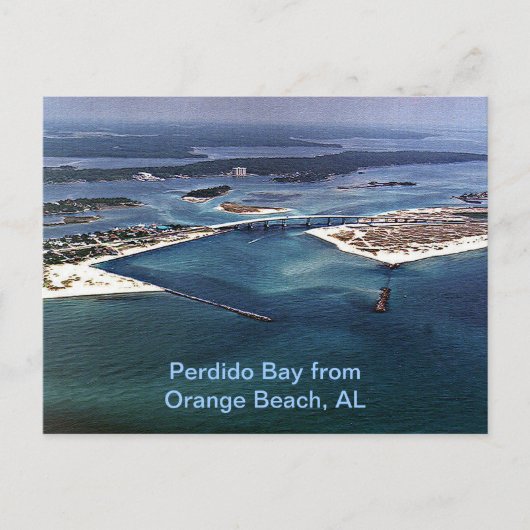 Carte Postale Perdido Bay à Orange Beach, AL (Devant)