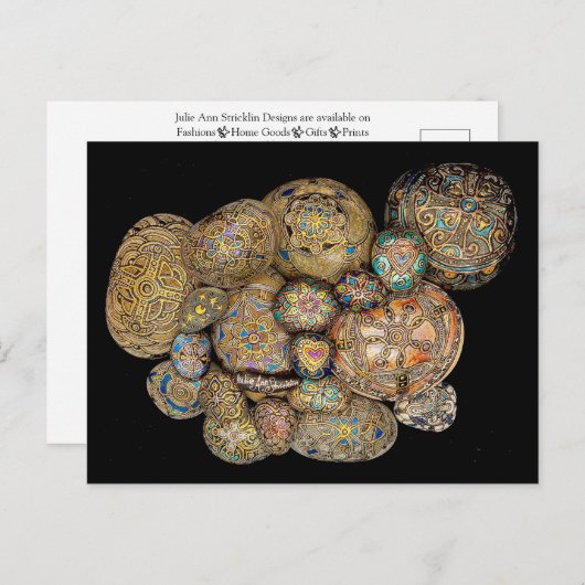 Carte Postale Perdre Dans Les Rochers (Devant / Derrière)