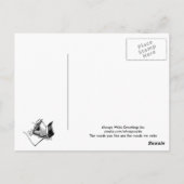 Carte Postale Perdre du poids (Dos)