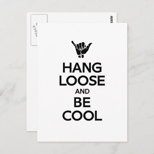 Carte Postale Perdre la main (Devant / Derrière)