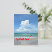 Carte Postale Perdu à Sea Florida Beach Funny Photographie (Debout devant)