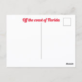 Carte Postale Perdu à Sea Florida Beach Funny Photographie (Dos)