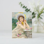 Carte Postale Perdu dans la pensée, Federico Andreotti (italien, (Debout devant)