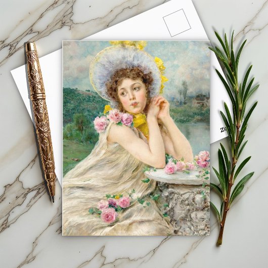 Carte Postale Perdu dans la pensée, Federico Andreotti (italien,