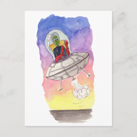 Carte Postale Perdu dans Spaaaaaaace (Devant)