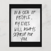 Carte Postale Perdu en mer (Devant)