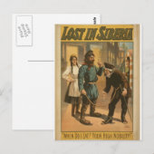 Carte Postale Perdu en Sibérie (Devant / Derrière)