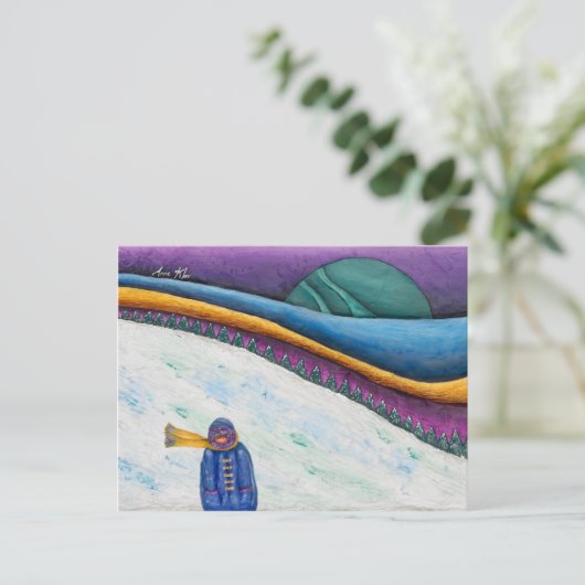 Carte postale perdue (Debout devant)