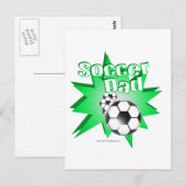 Carte Postale Père de Soccer (Devant / Derrière)