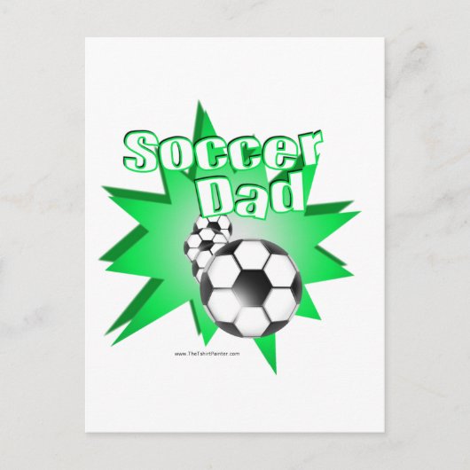 Carte Postale Père de Soccer (Devant)