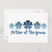 Carte Postale Père du marié (Devant / Derrière)