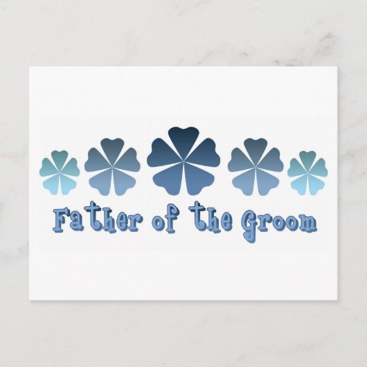 Carte Postale Père du marié (Devant)