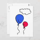 Carte Postale Père et enfant (Devant / Derrière)