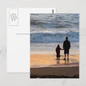 Carte Postale Père et fille (Devant / Derrière)