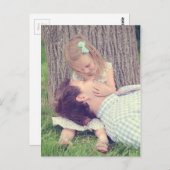 Carte Postale Père Et Fille (Devant / Derrière)