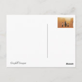 Carte postale Père et Fils Amish (Dos)