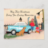 Carte postale Père & Fils & Voiture Bonification d (Devant)